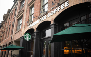 Exterior Image of Starbucks Store Signage