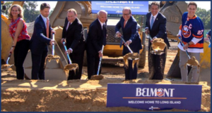 Image of Groundbreaking Ceremony of Belmont Park Redevelopment Project