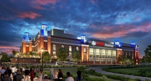 Rendering of UBS Arena at Belmont Park