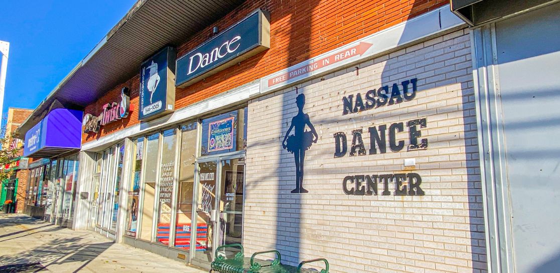 Storefront of Nassau Dance Center